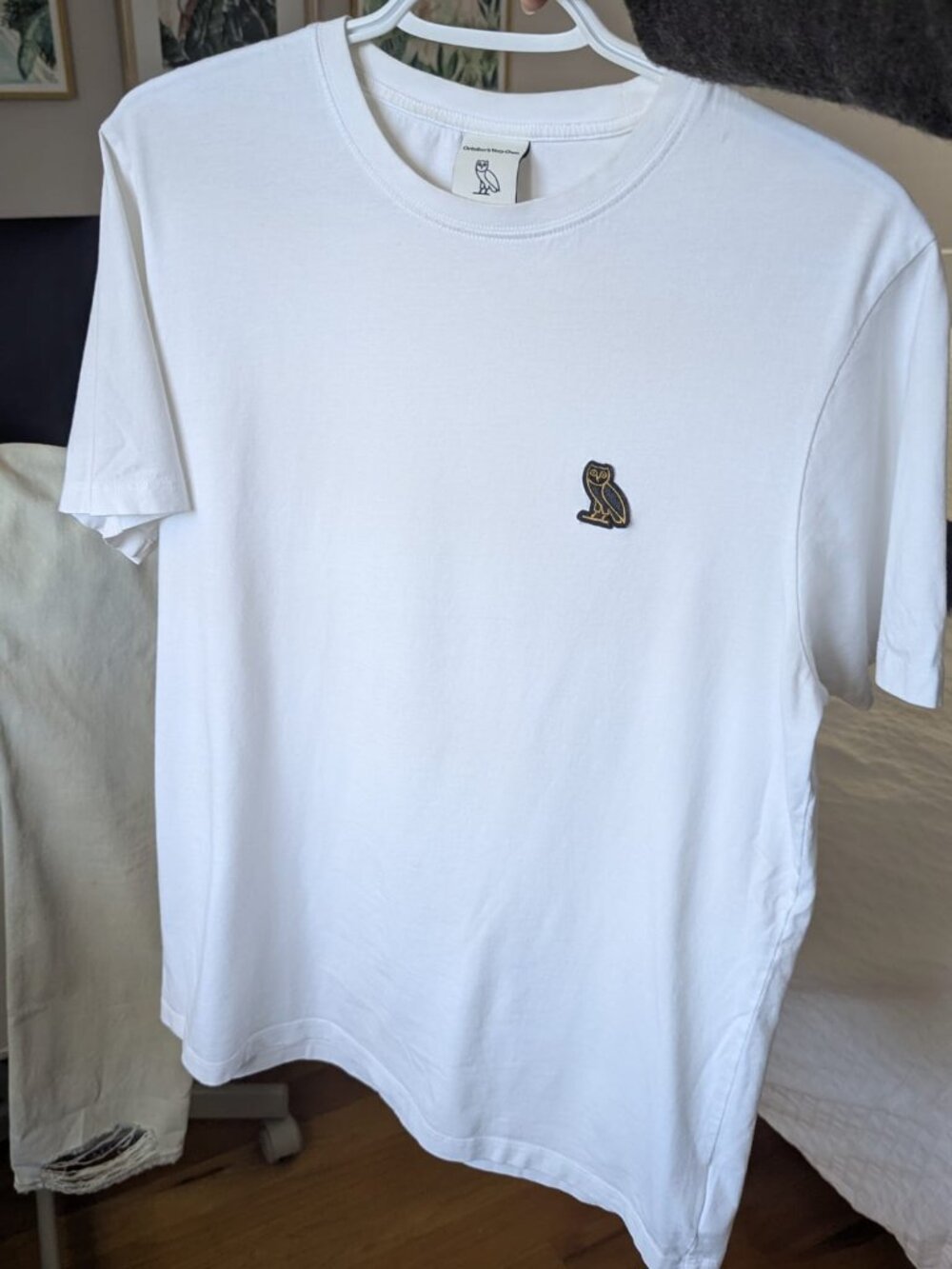 OVO Classic White Logo Tee - Small